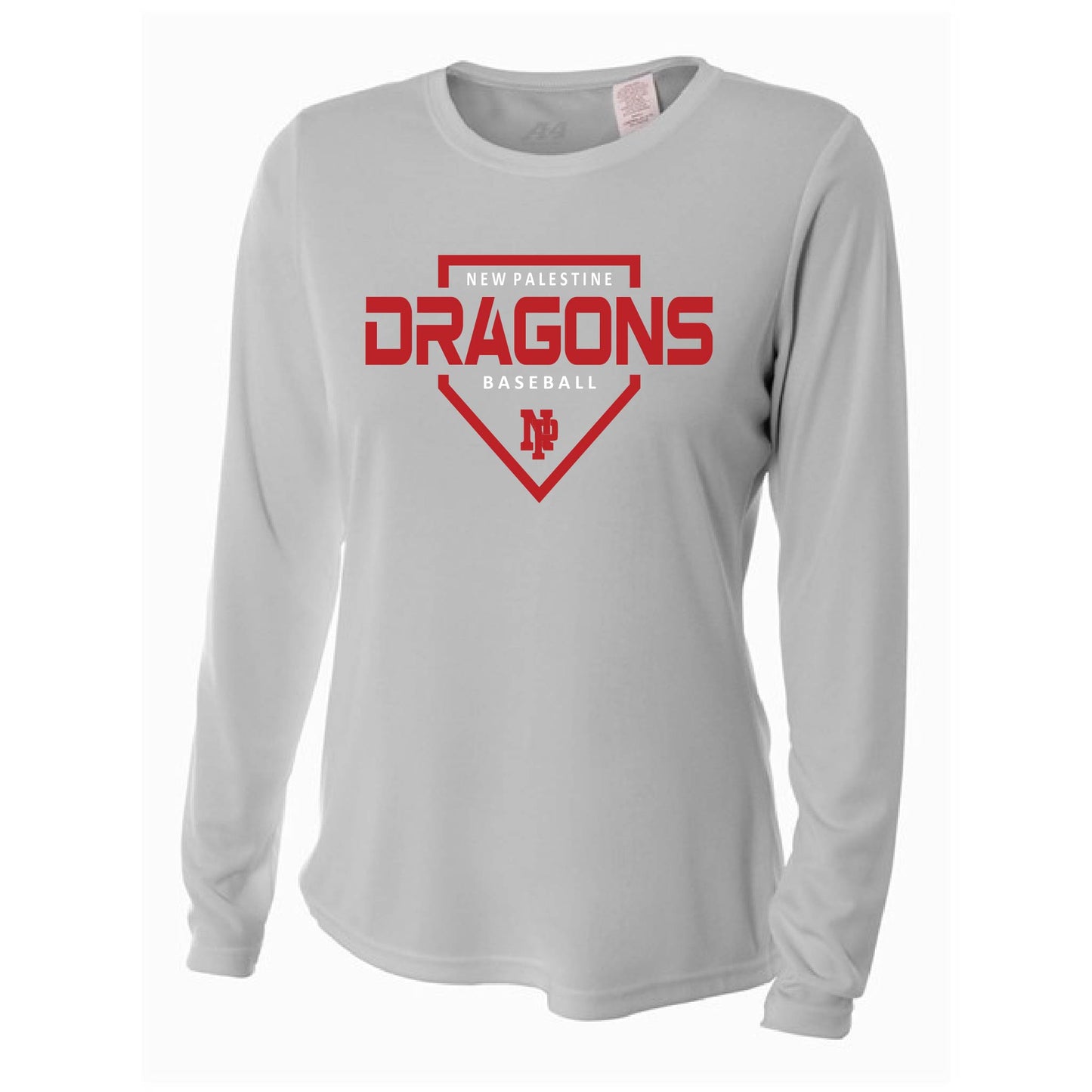 Womens L/S T-Shirt - DRAGONS Baseball