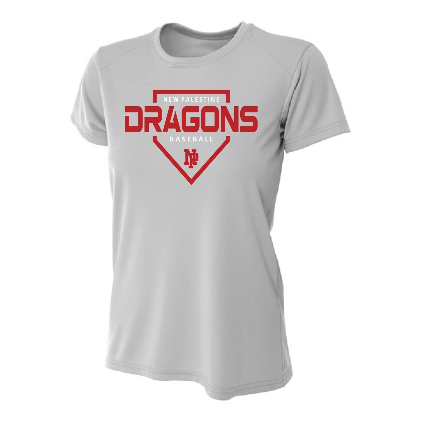 Womens S/S T-Shirt - DRAGONS Baseball