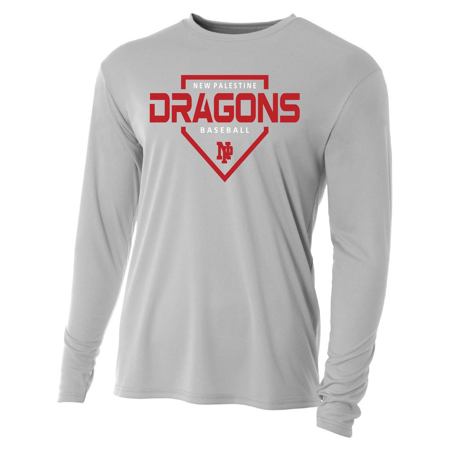 Mens L/S T-Shirt - DRAGONS Baseball