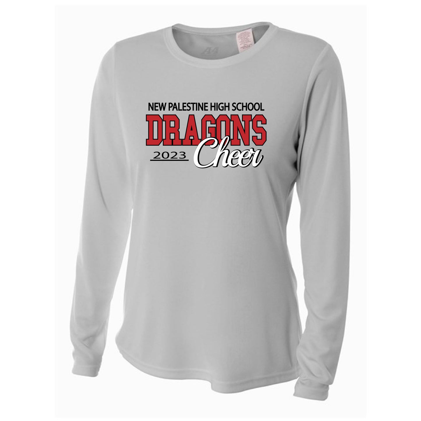 Womens L/S T-Shirt - Dragons Cheer '23