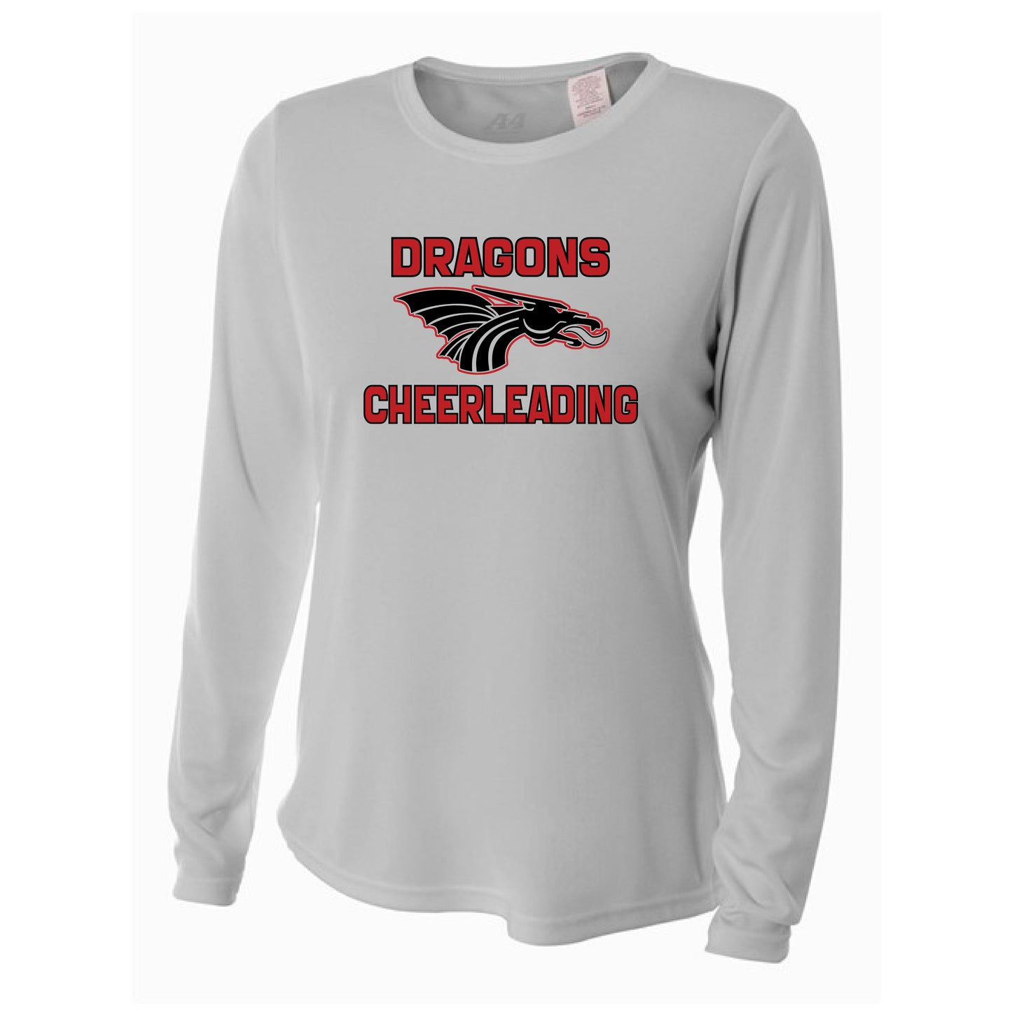 Womens L/S T-Shirt - Dragons Cheerleading