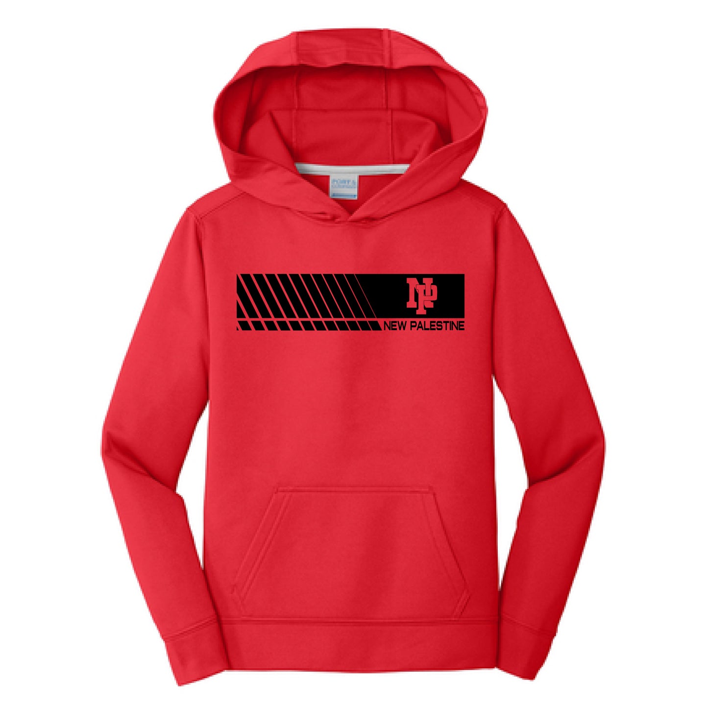 Unisex Hoodie - NP Faded Stripe
