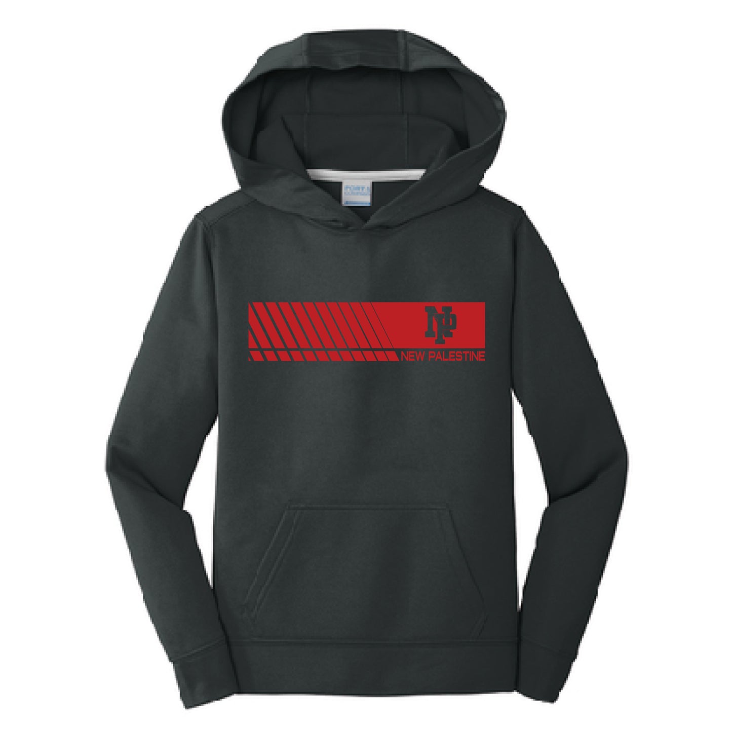 Unisex Hoodie - NP Faded Stripe
