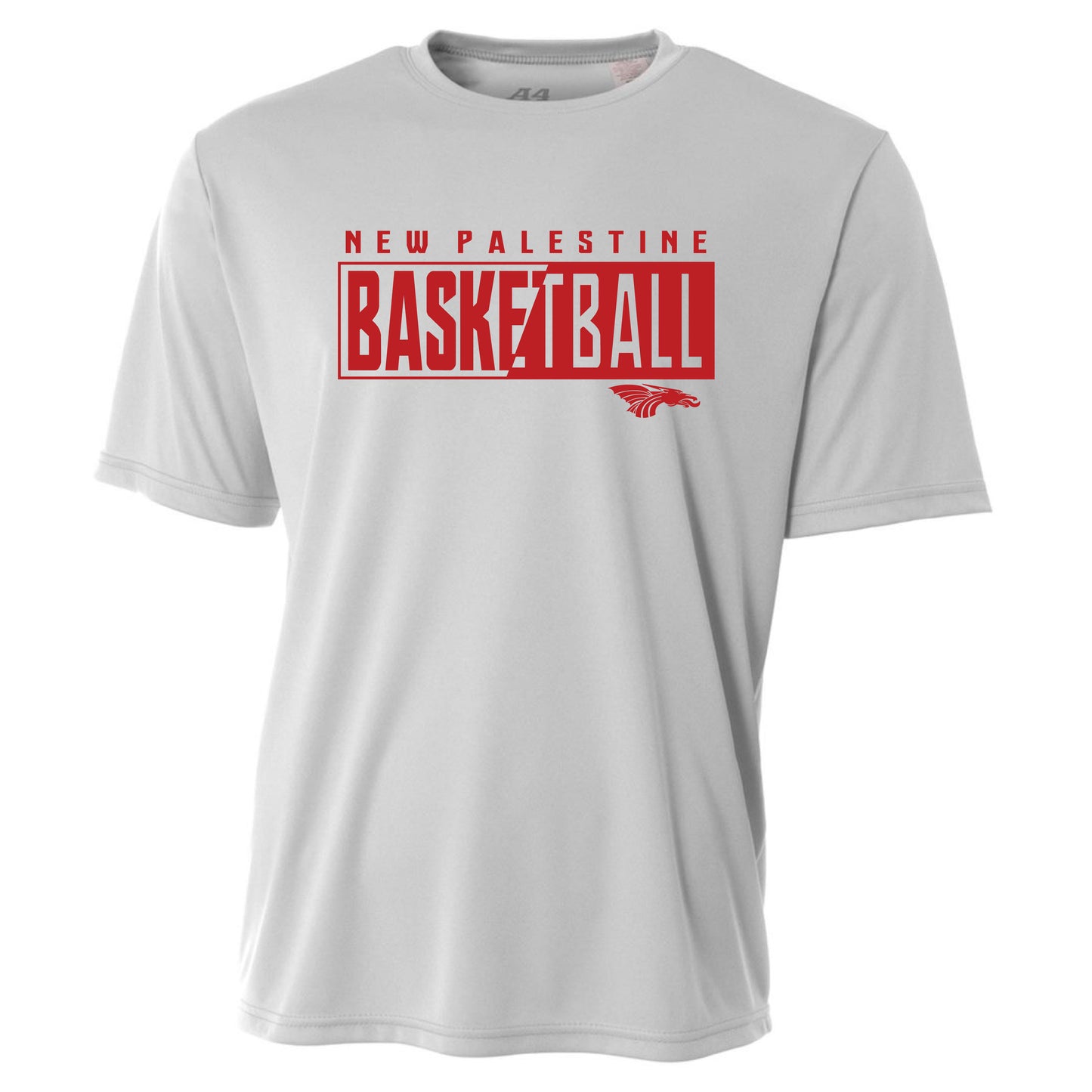 Mens S/S T-Shirt - NP Bball Half-n-Half