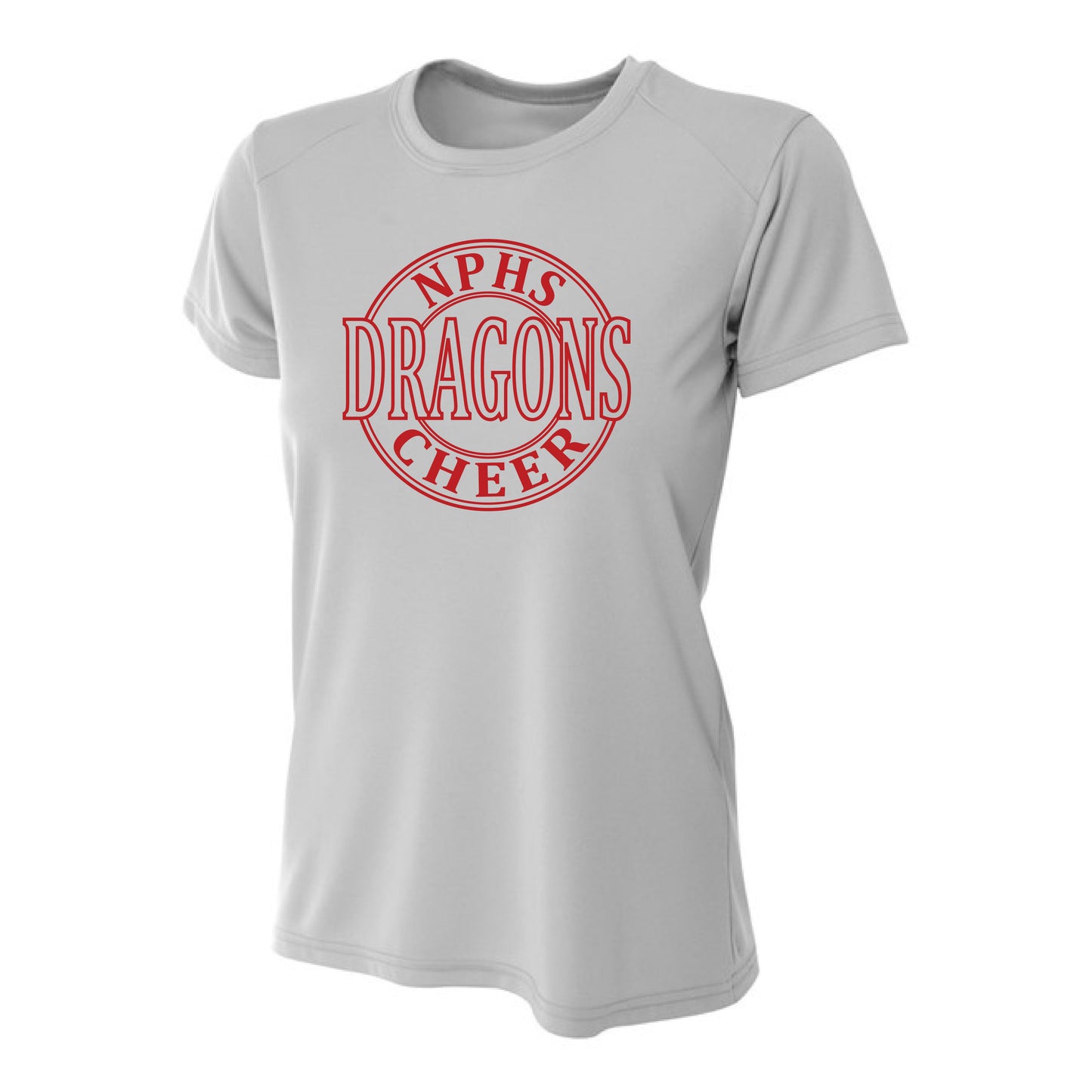 Womens S/S T-Shirt - Dragons Cheer Circle