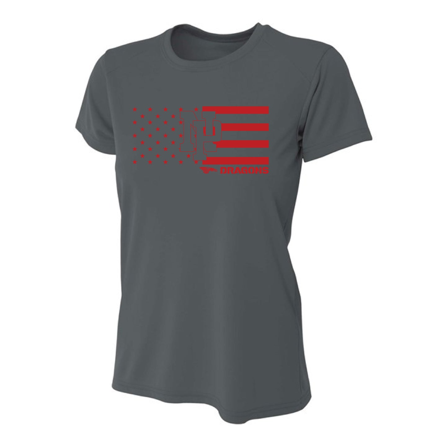 Womens S/S T-Shirt - NP Stars-N-Stripes