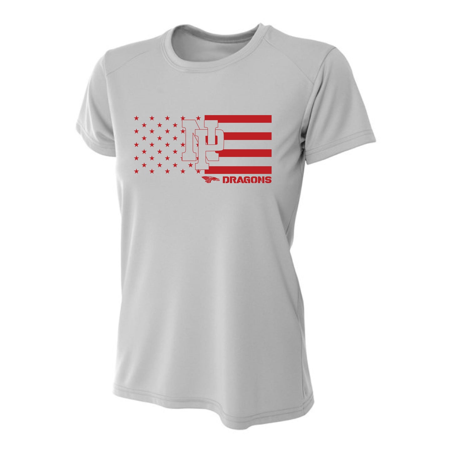 Womens S/S T-Shirt - NP Stars-N-Stripes