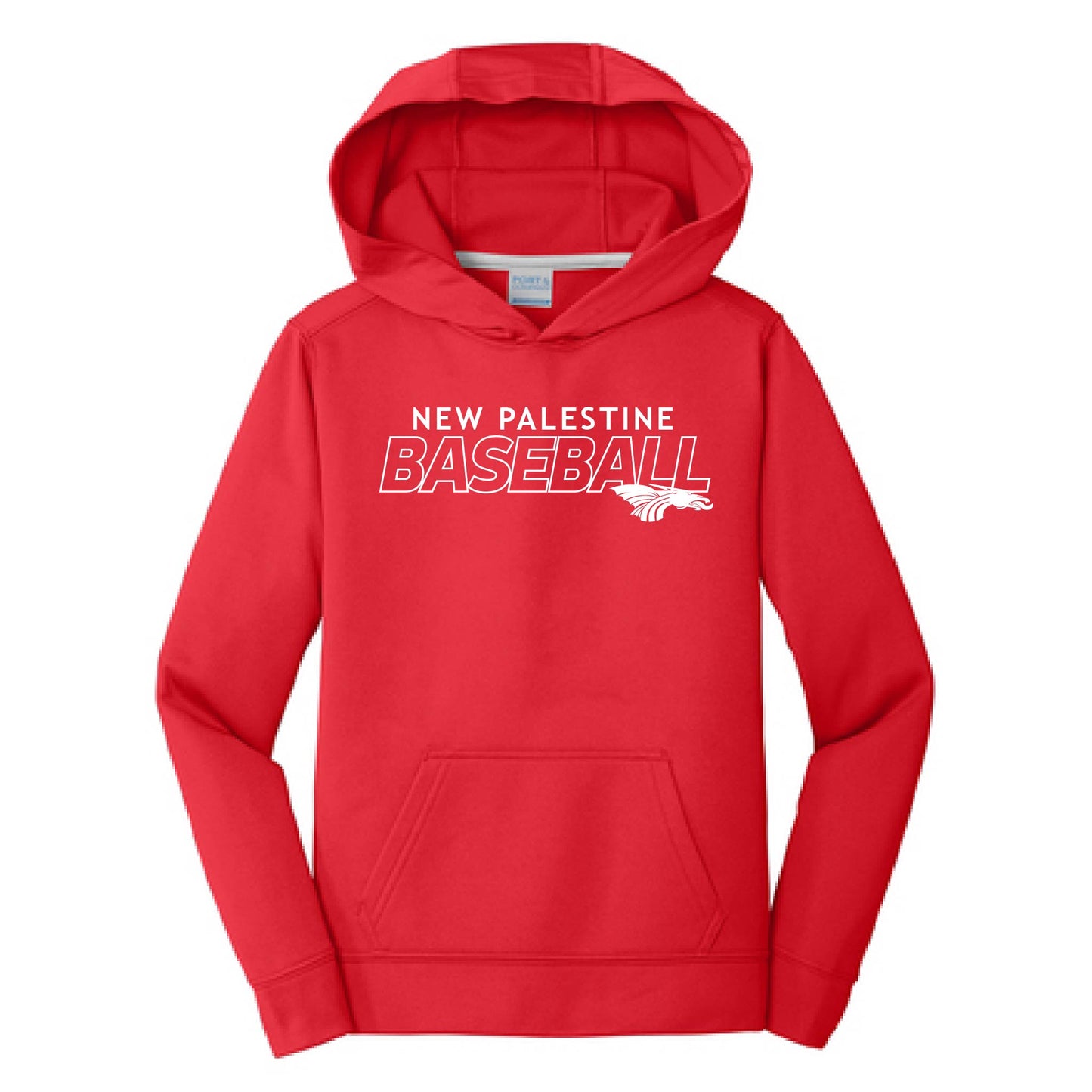 Unisex Hoodie - NP Baseball Outlined