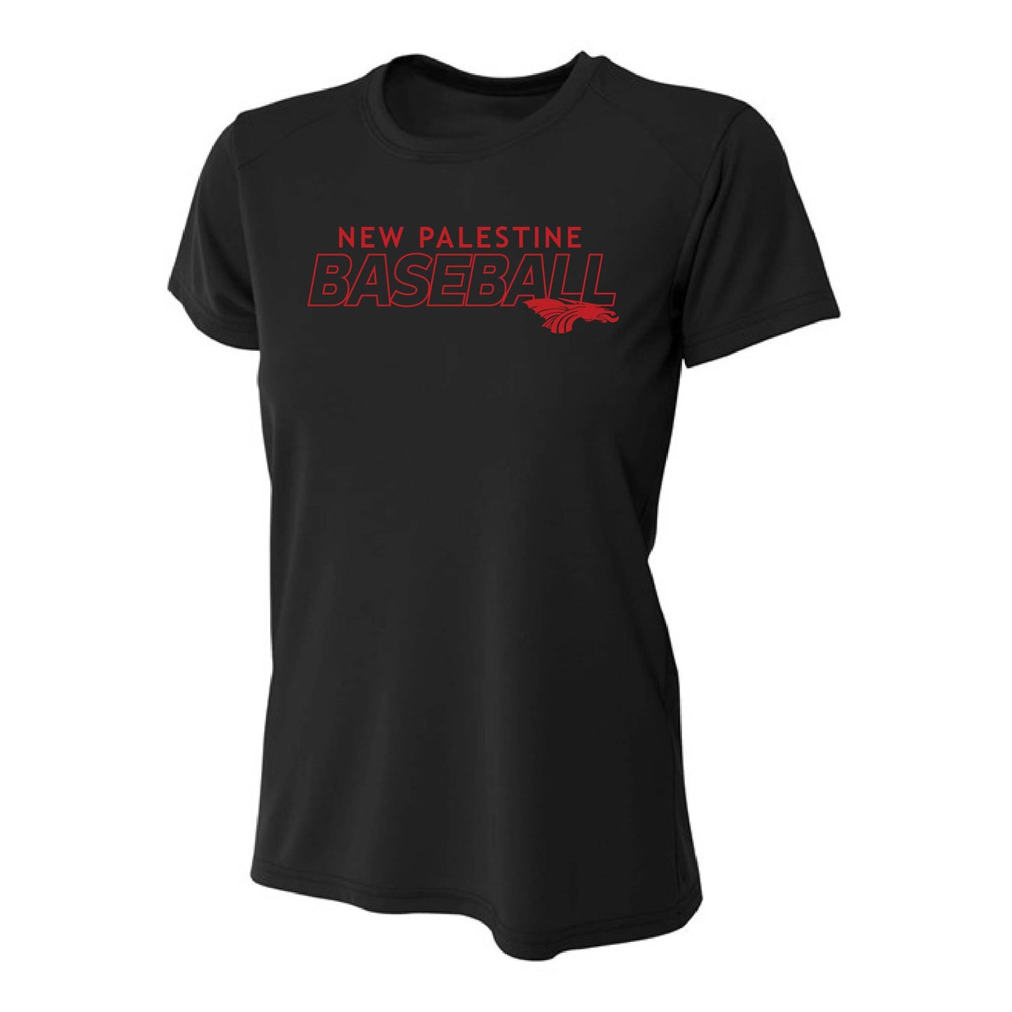 Womens S/S T-Shirt - NP Baseball Outlined