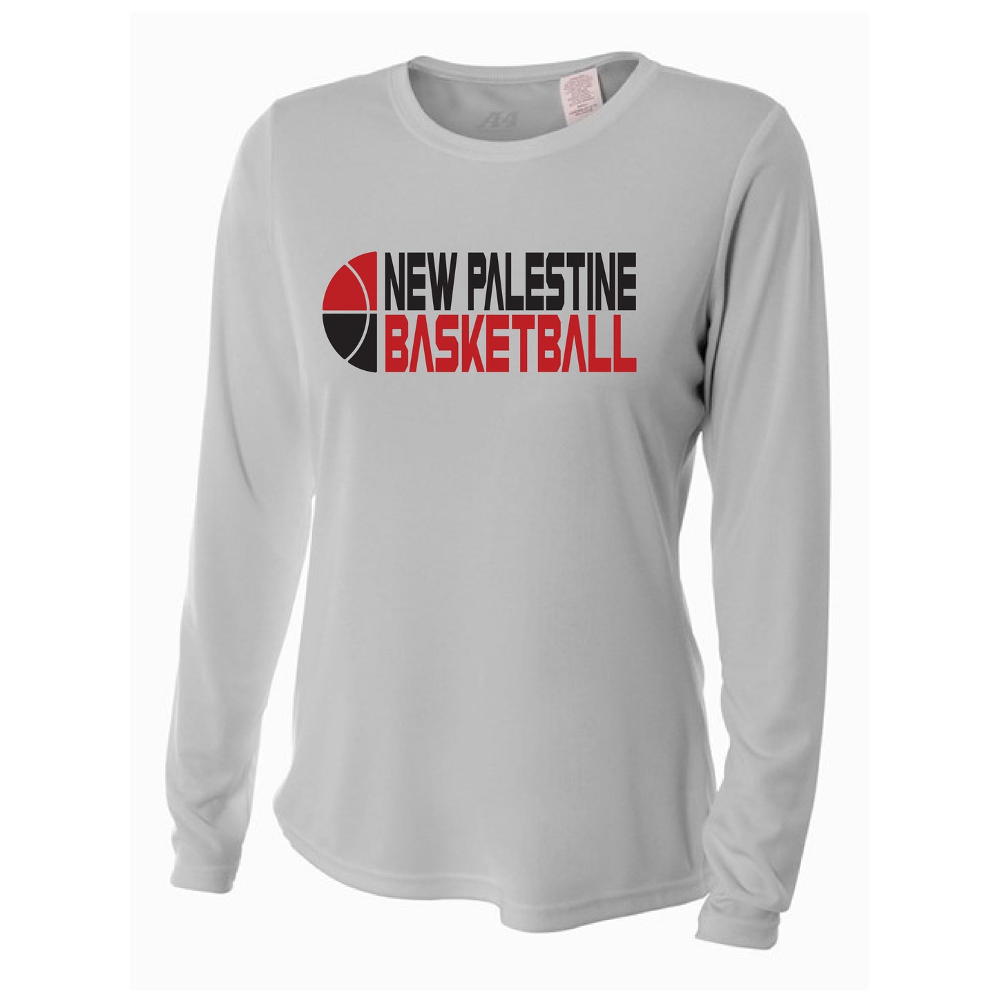 Womens L/S T-Shirt - NP Basketball Split