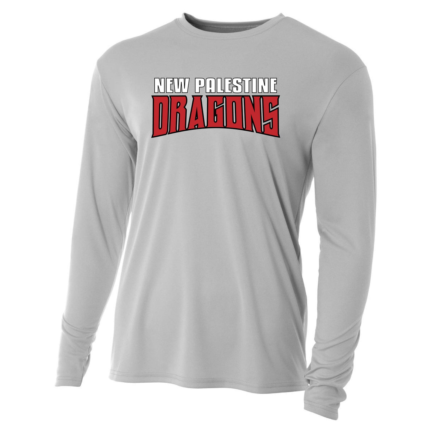 Mens L/S T-Shirt - New Palestine Dragons