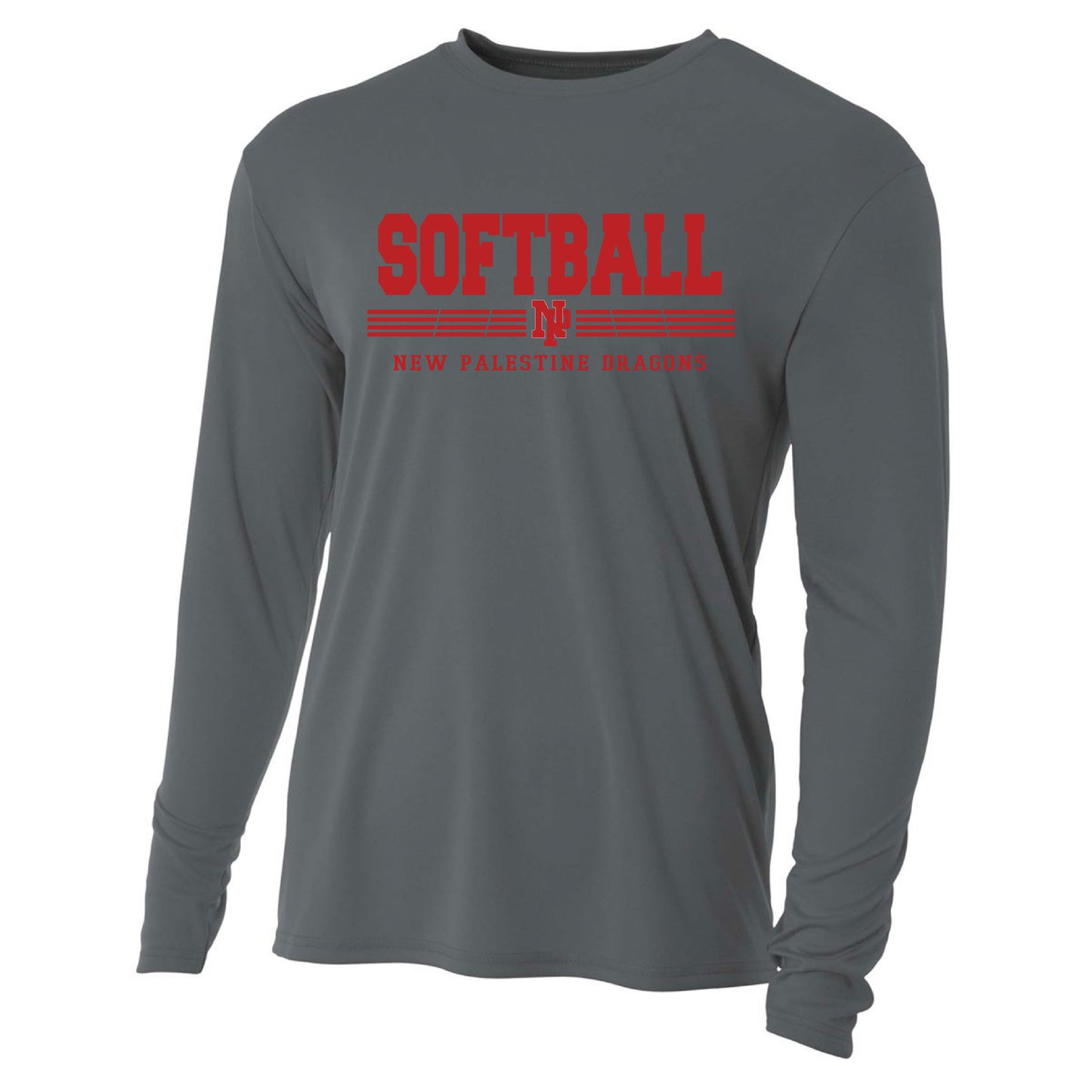 Mens L/S T-Shirt - Dragons Softball