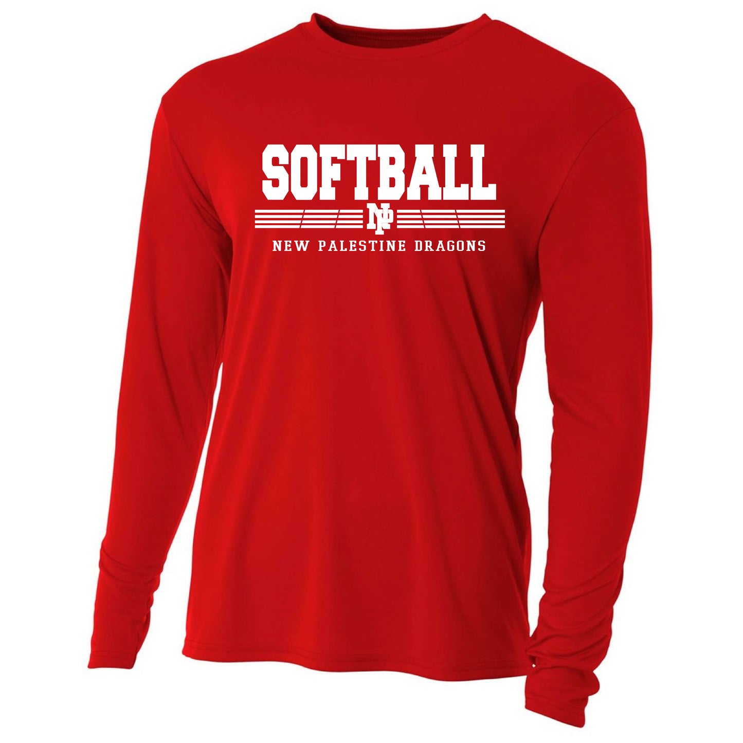 Mens L/S T-Shirt - Dragons Softball