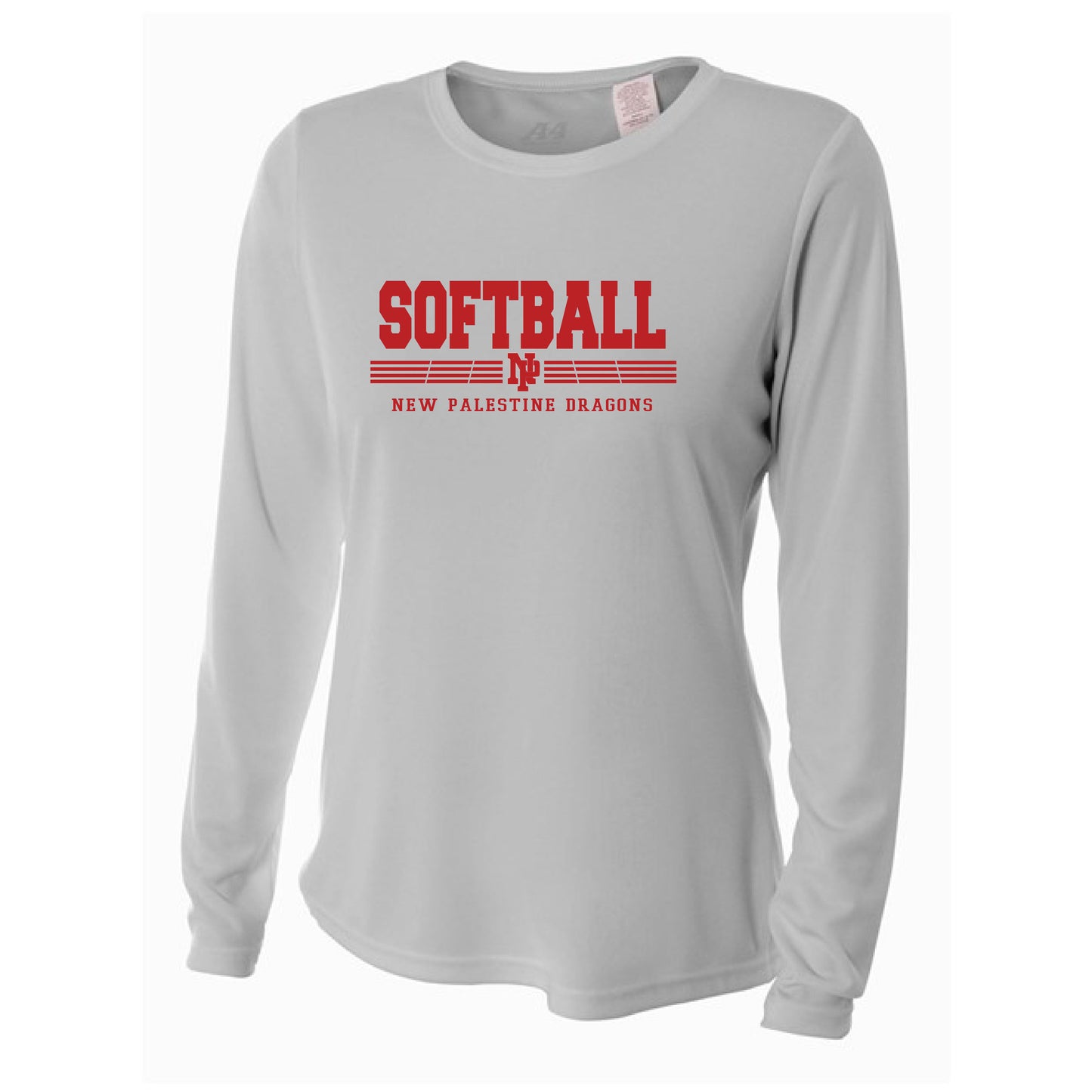 Womens L/S T-Shirt - Dragons Softball