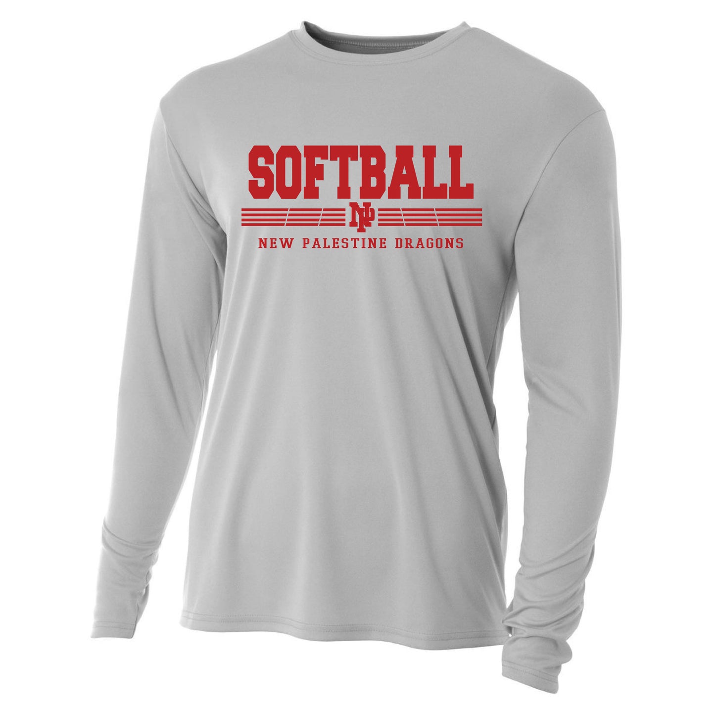 Mens L/S T-Shirt - Dragons Softball