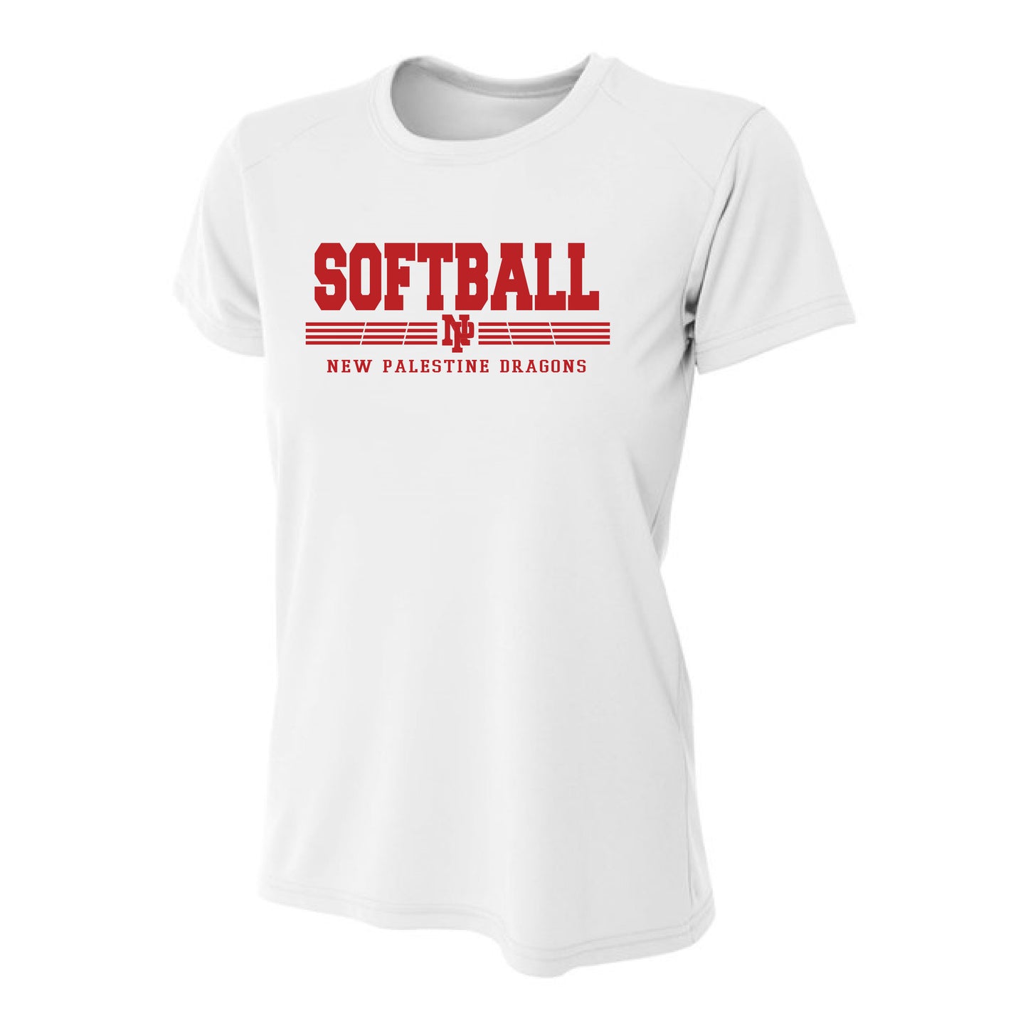 Womens S/S T-Shirt - Dragons Softball