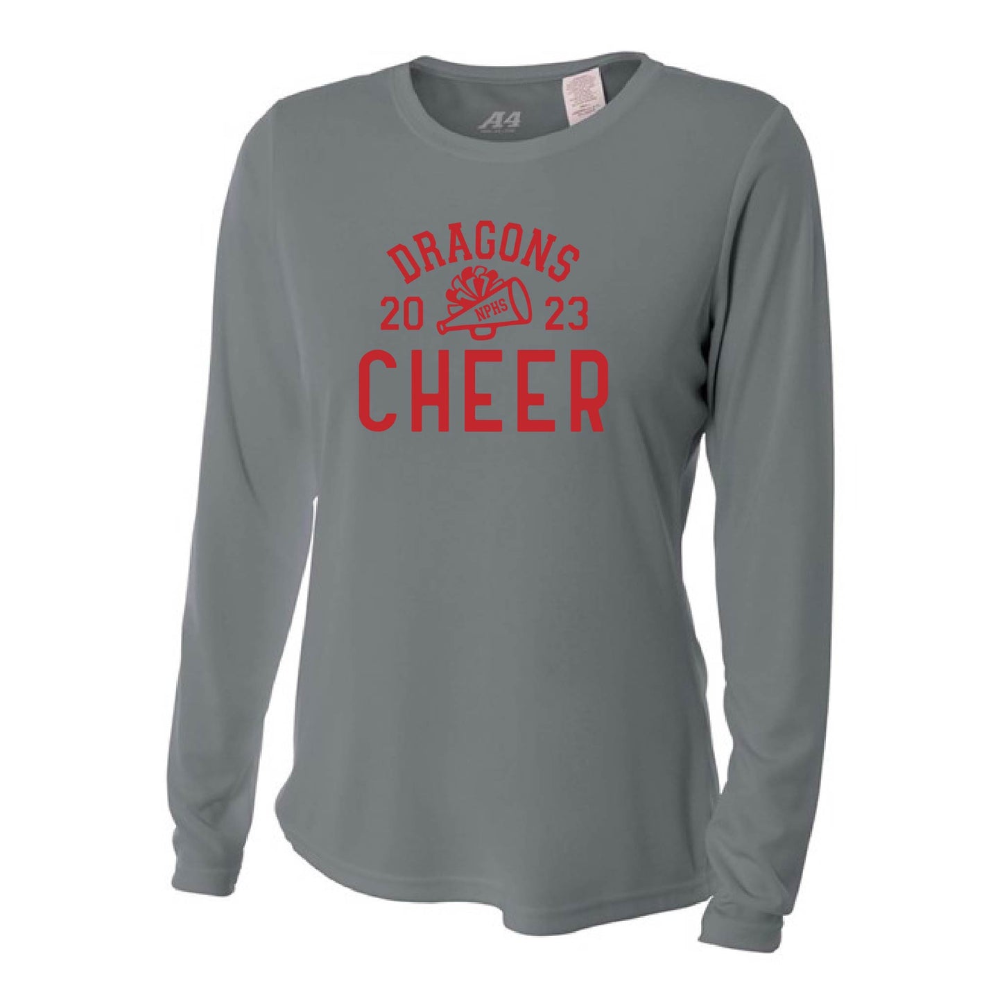 Womens L/S T-Shirt - Dragons Cheer