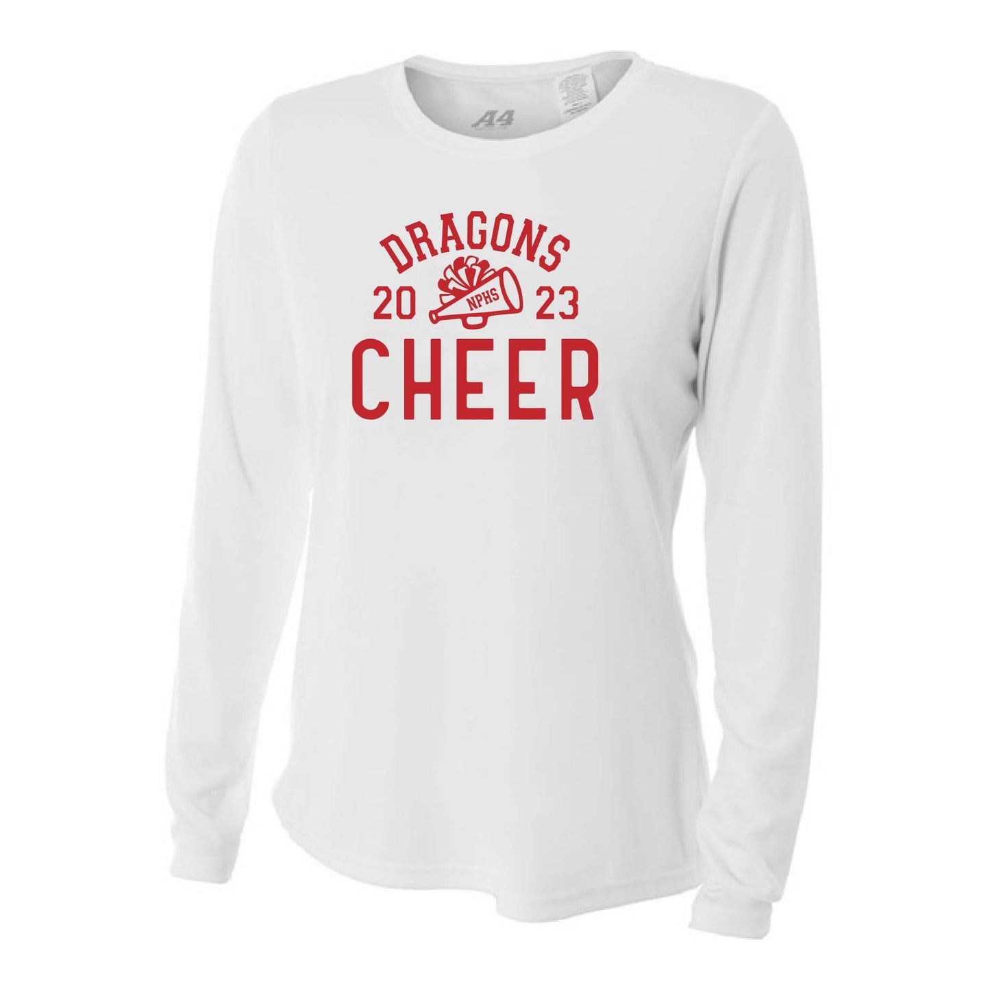 Womens L/S T-Shirt - Dragons Cheer