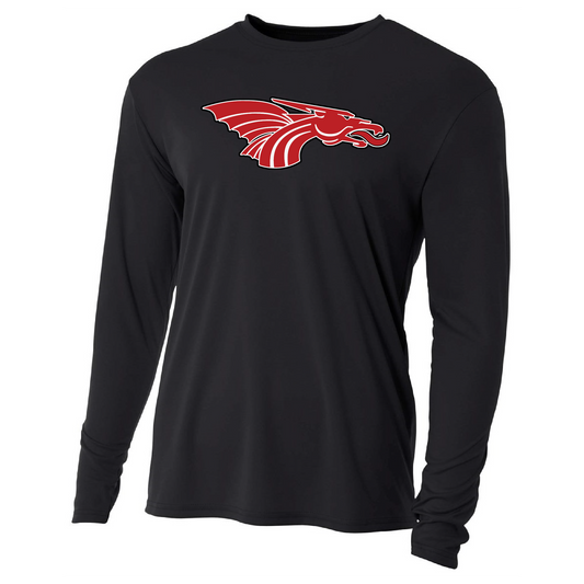 Unisex Youth L/S T-Shirt - Red Dragon Head