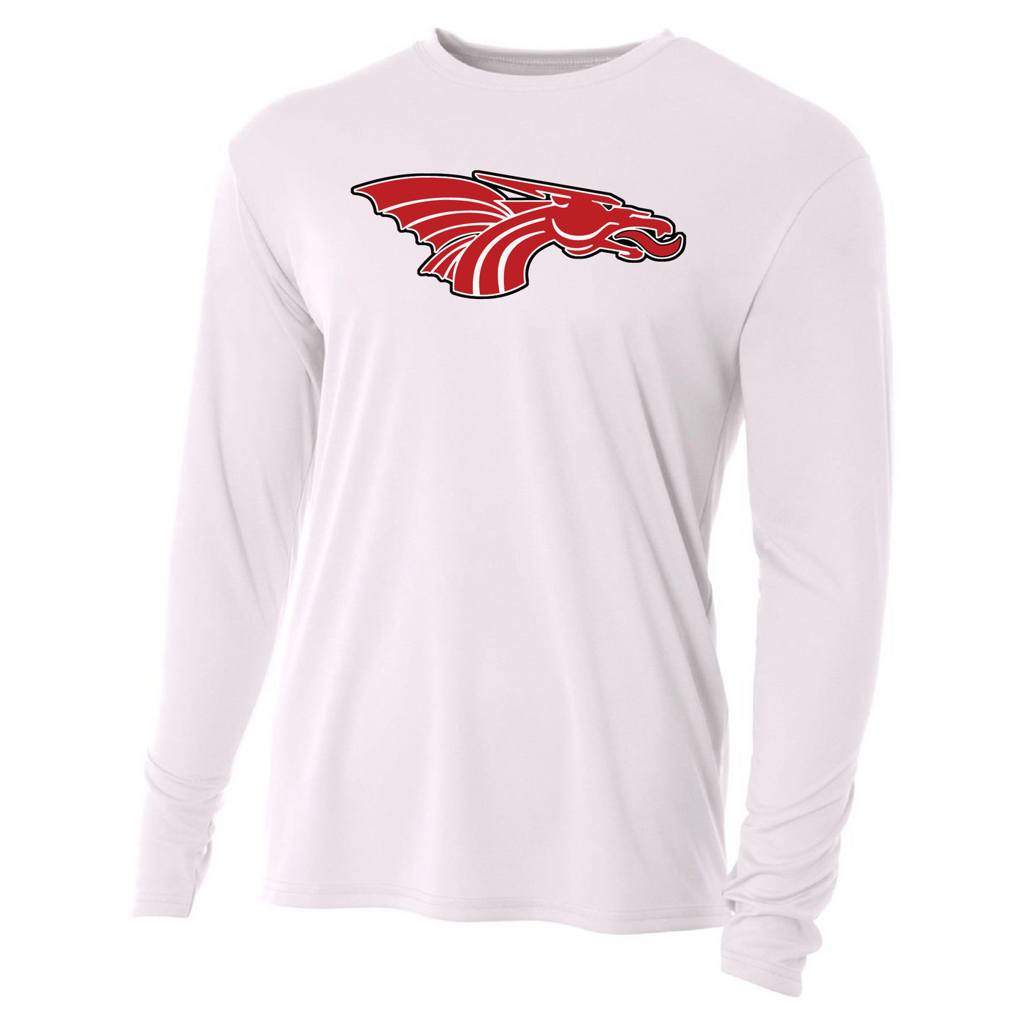 Unisex Youth L/S T-Shirt - Red Dragon Head
