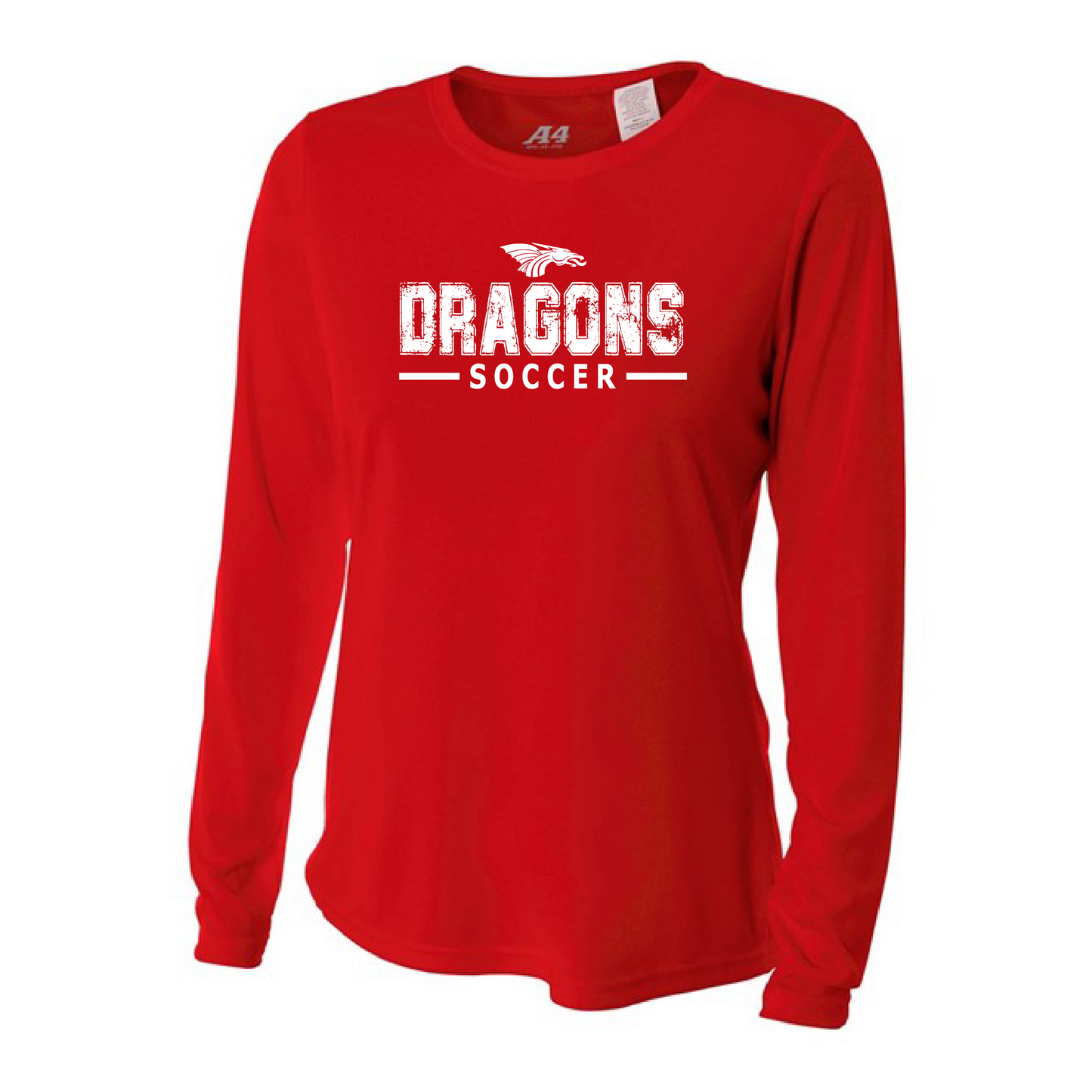 Womens L/S T-Shirt - Dragons Soccer