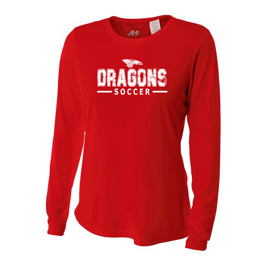 Womens L/S T-Shirt - Dragons Soccer