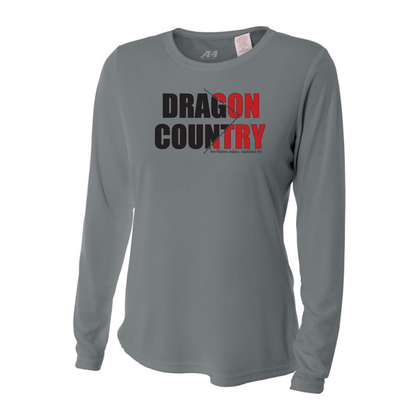 Womens L/S T-Shirt - Dragon Country Arrowed