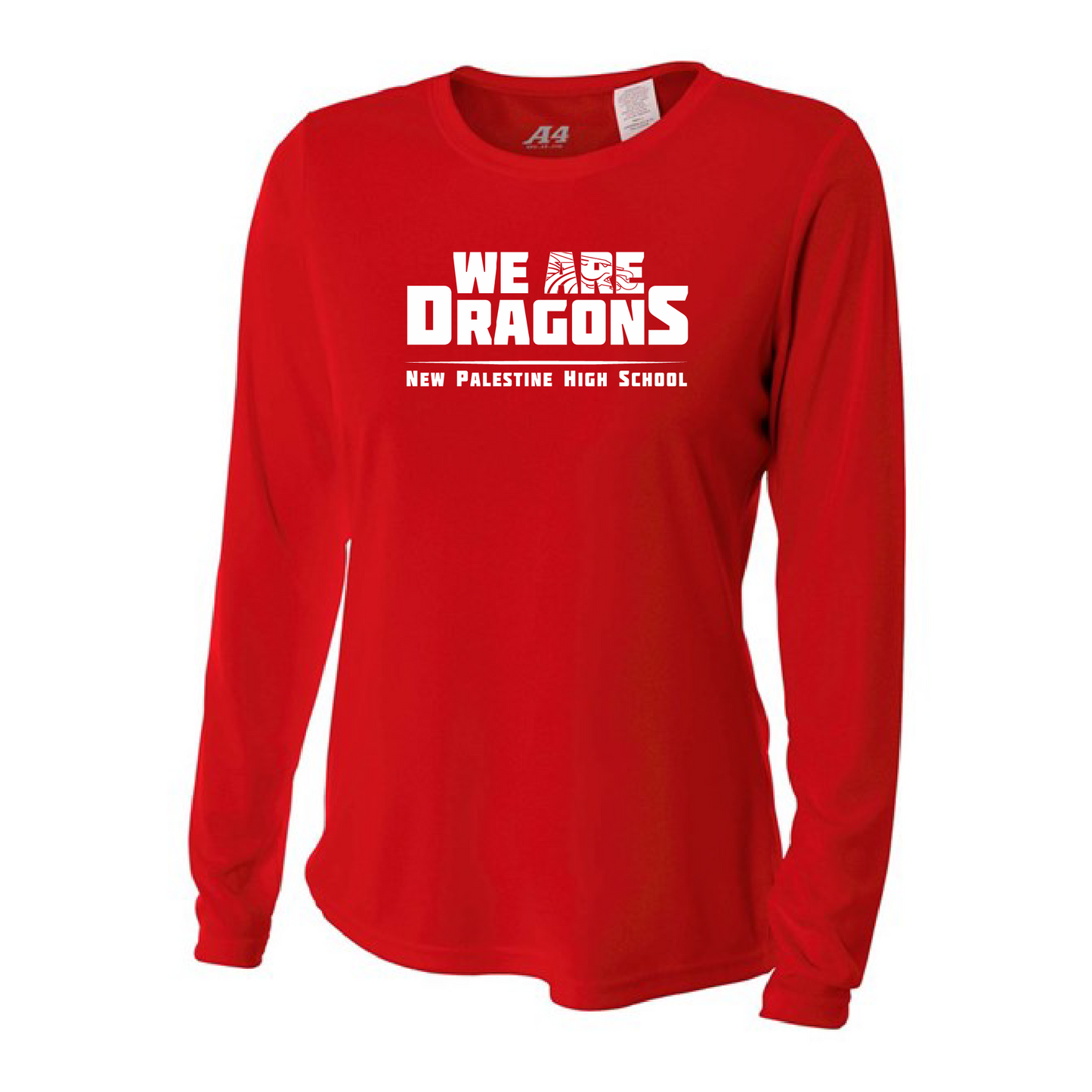 Womens L/S T-Shirt - We Are Dragons NPHS