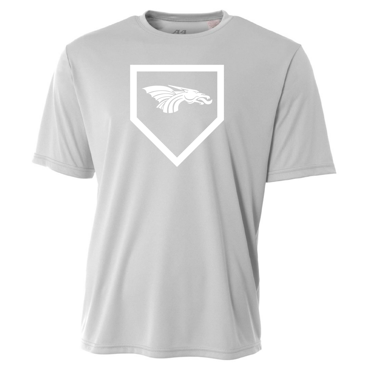 Mens S/S T-Shirt - Dragons Baseball Home Plate