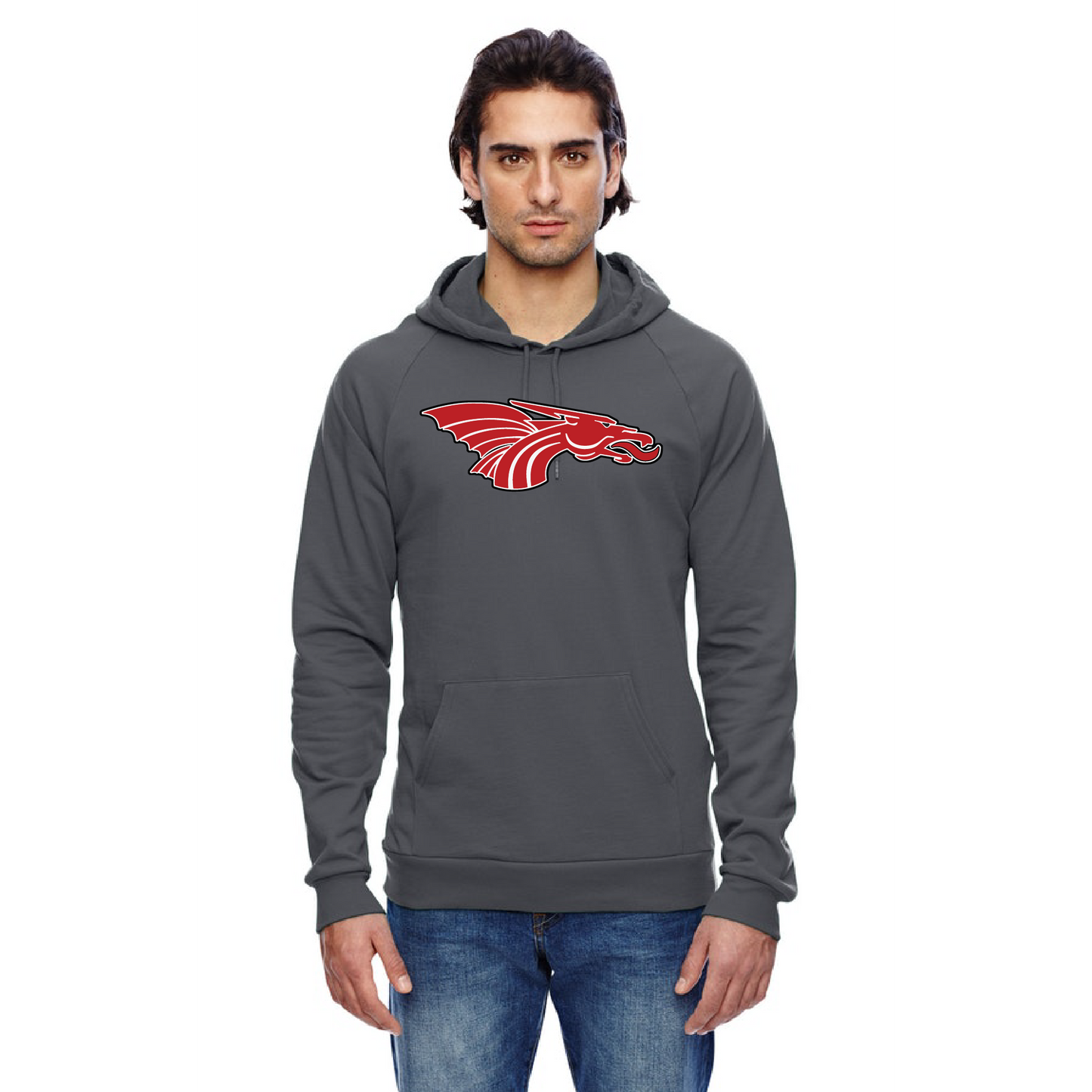 Unisex Hoodie - Red Dragon Head