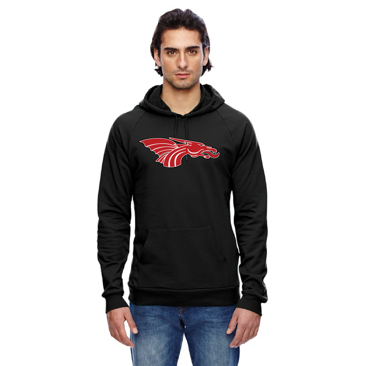 Unisex Hoodie - Red Dragon Head
