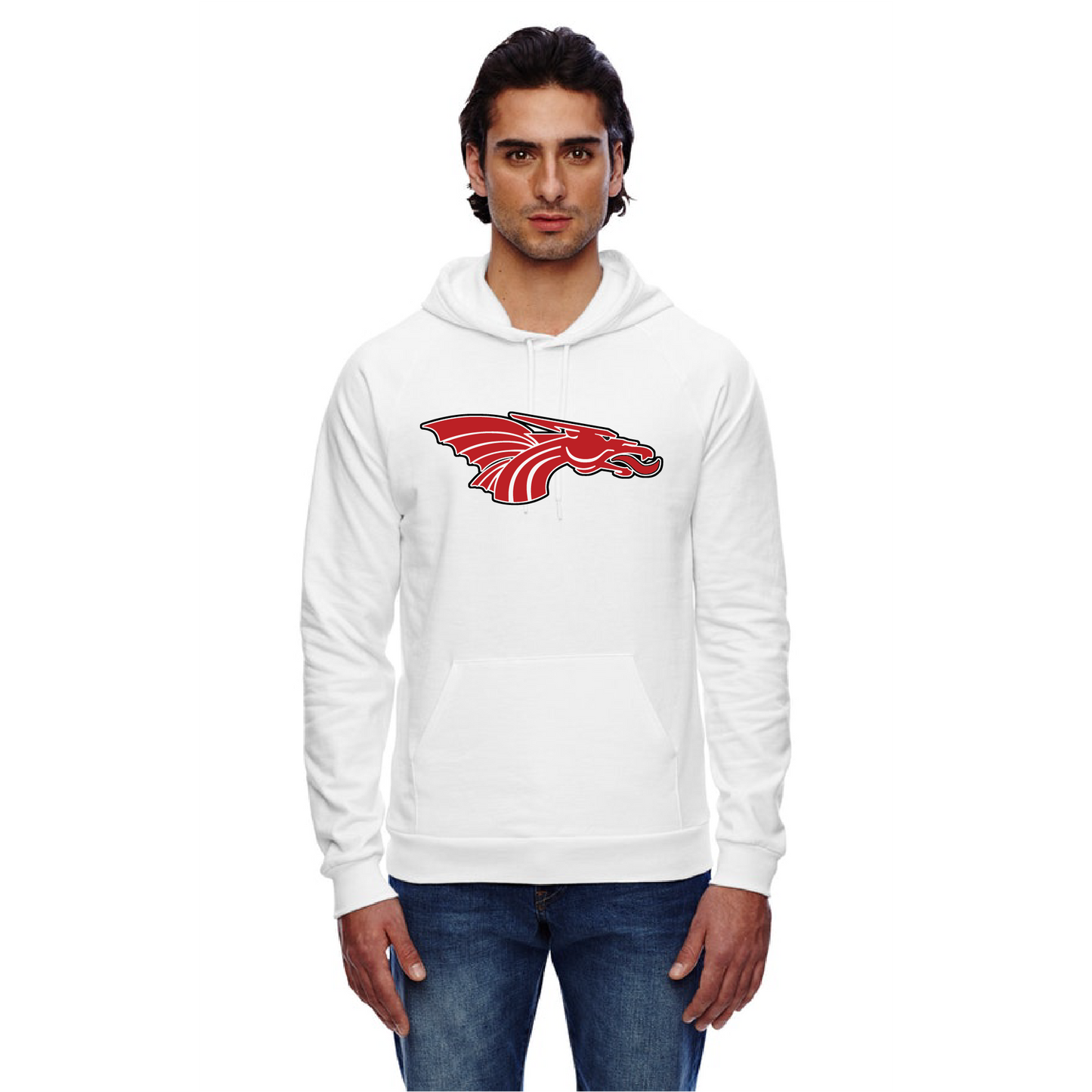 Unisex Hoodie - Red Dragon Head