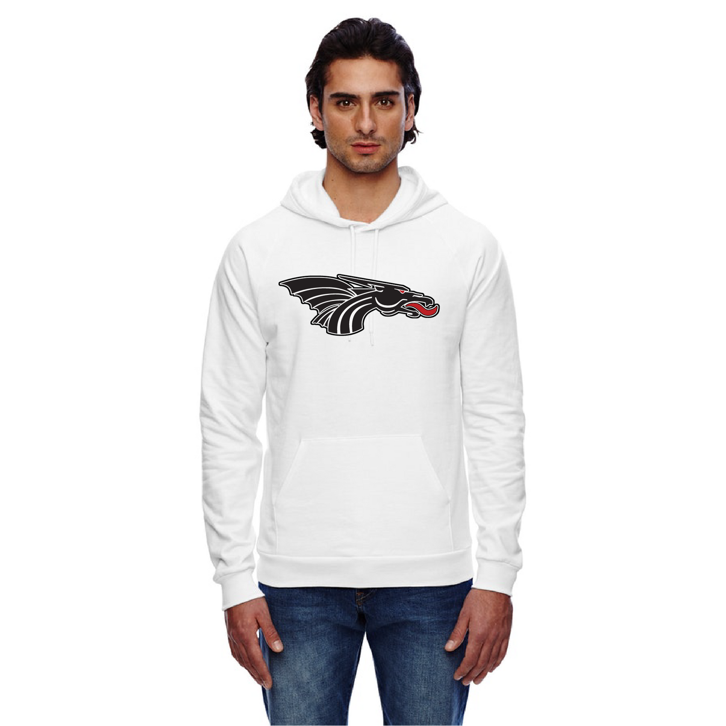 Unisex Hoodie - Black Dragon Head
