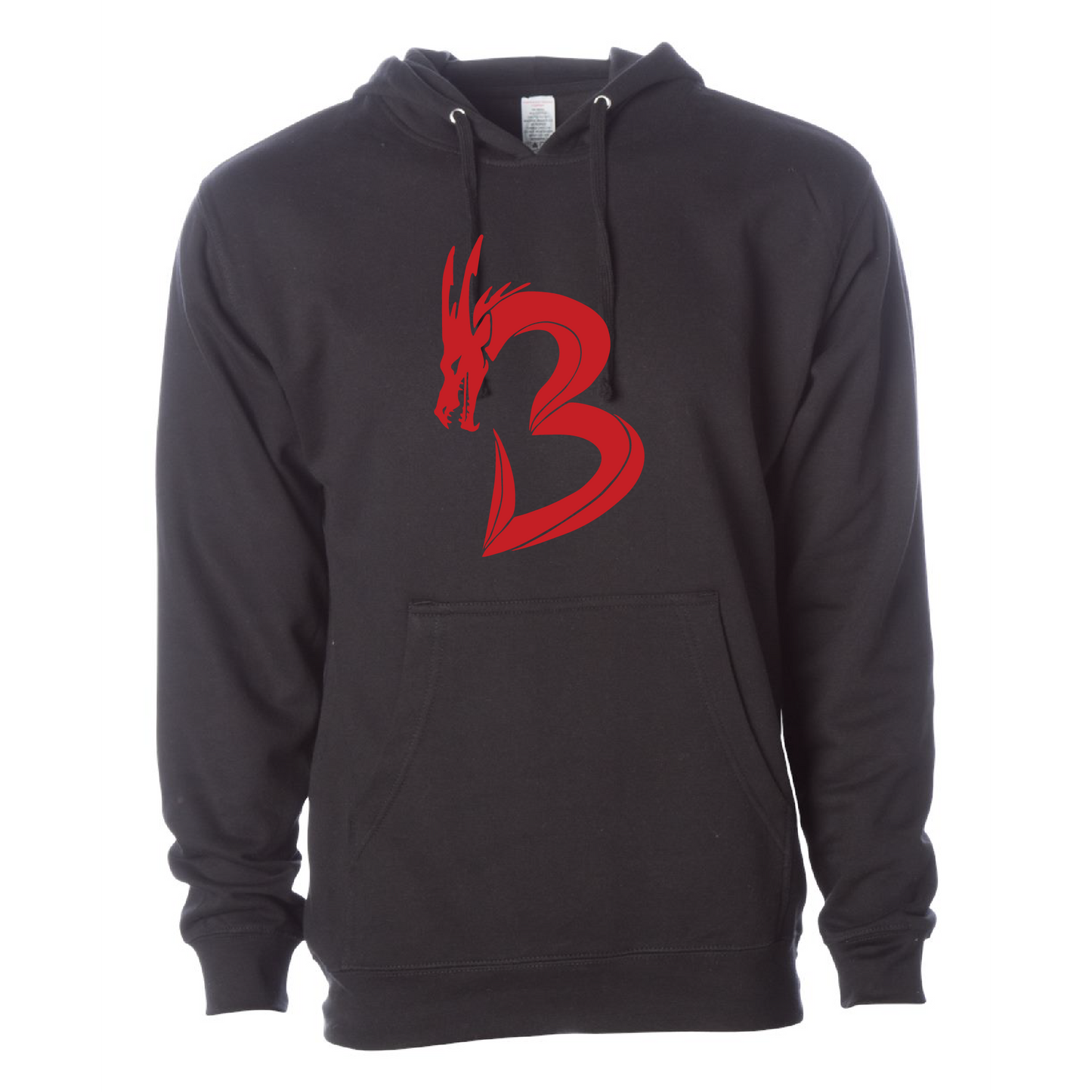 Unisex Hoodie - NP Bands "B" Dragon (red)