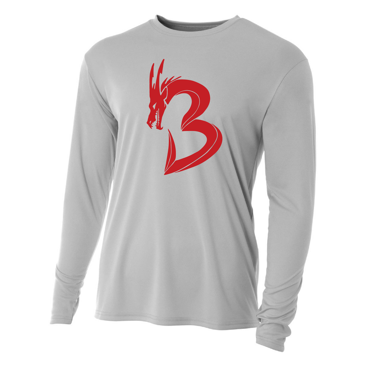 Mens L/S T-Shirt - NP Bands "B" Dragon (red)