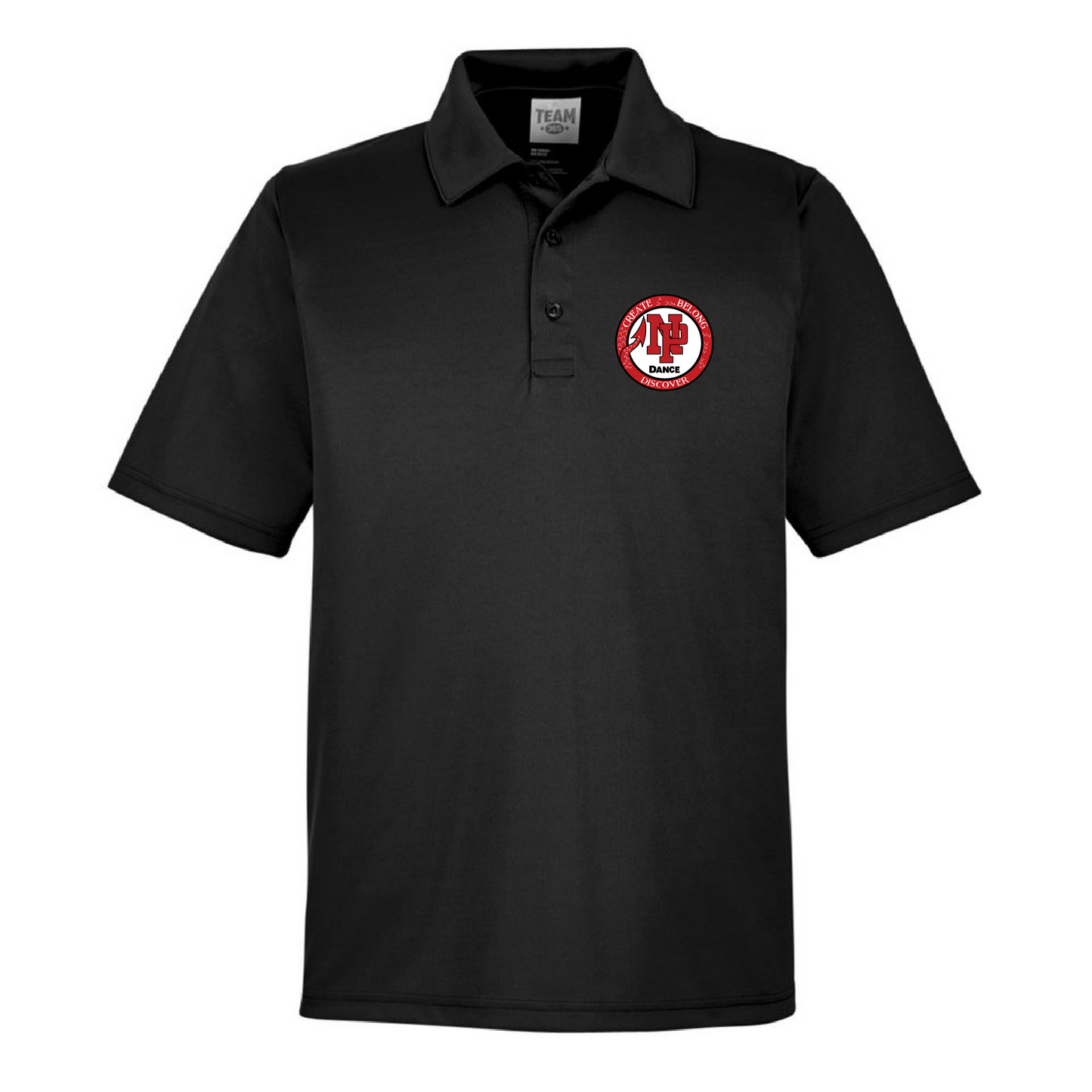 Mens Performance Polo - NP Bands Circle Logo (Dance)