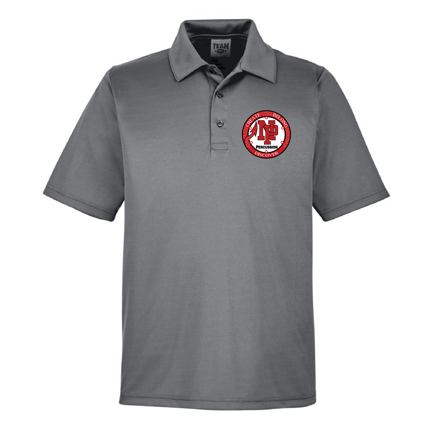 Mens Performance Polo - NP Bands Circle Logo (Percussion)