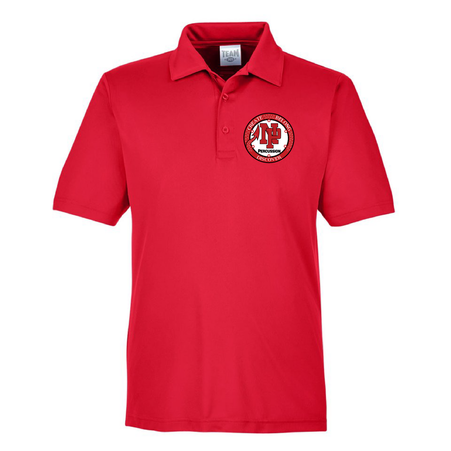 Mens Performance Polo - NP Bands Circle Logo (Percussion)