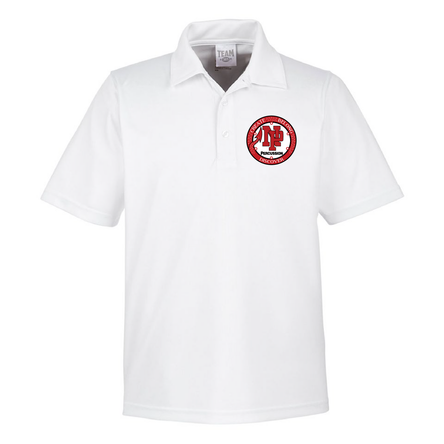 Mens Performance Polo - NP Bands Circle Logo (Percussion)