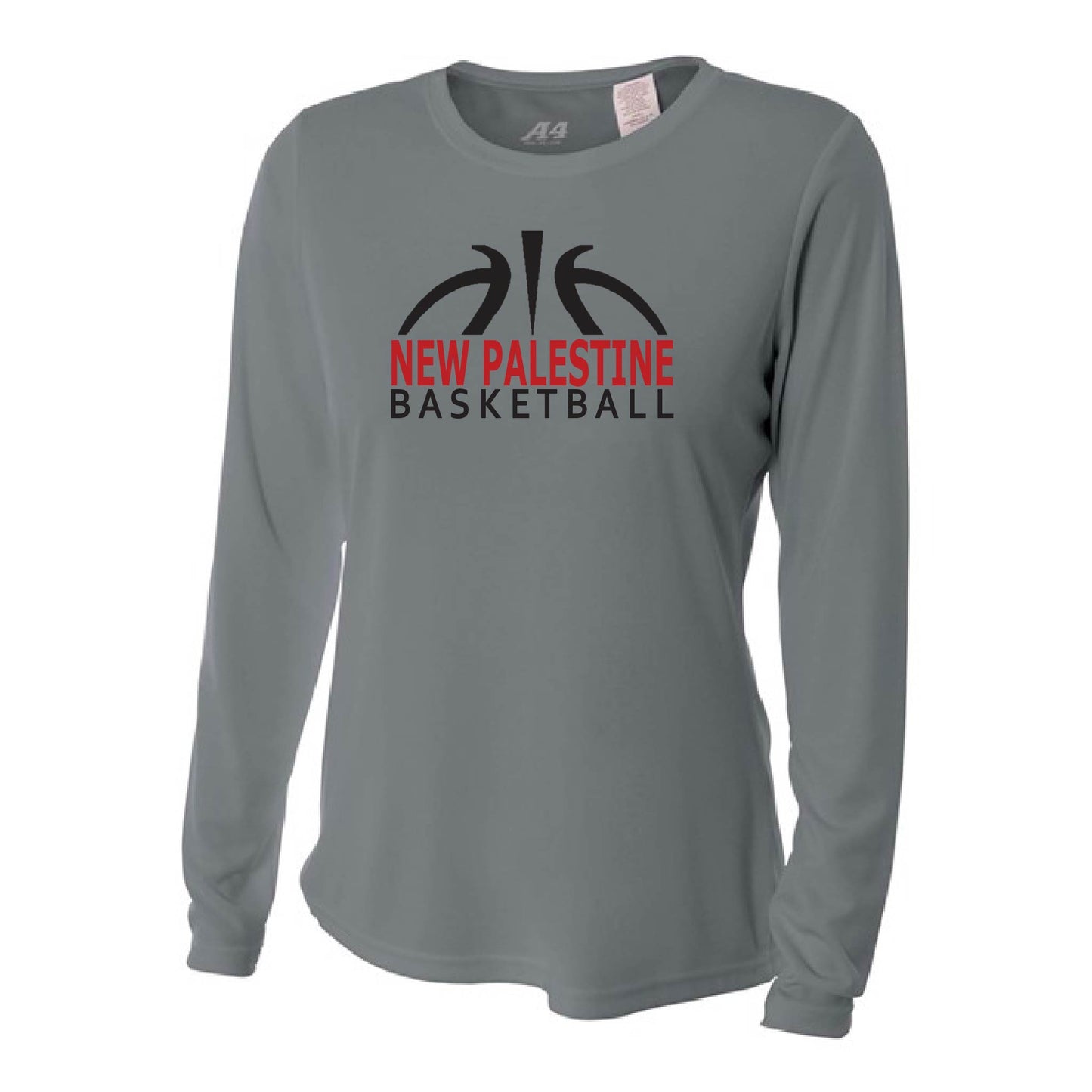 Womens L/S T-Shirt - NP Basketball