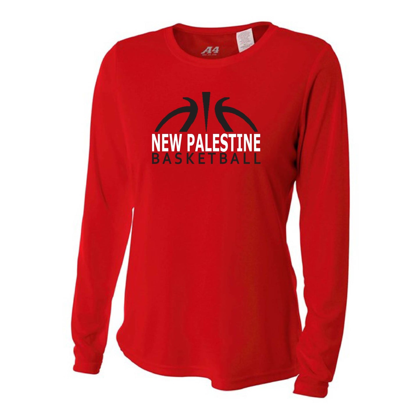 Womens L/S T-Shirt - NP Basketball