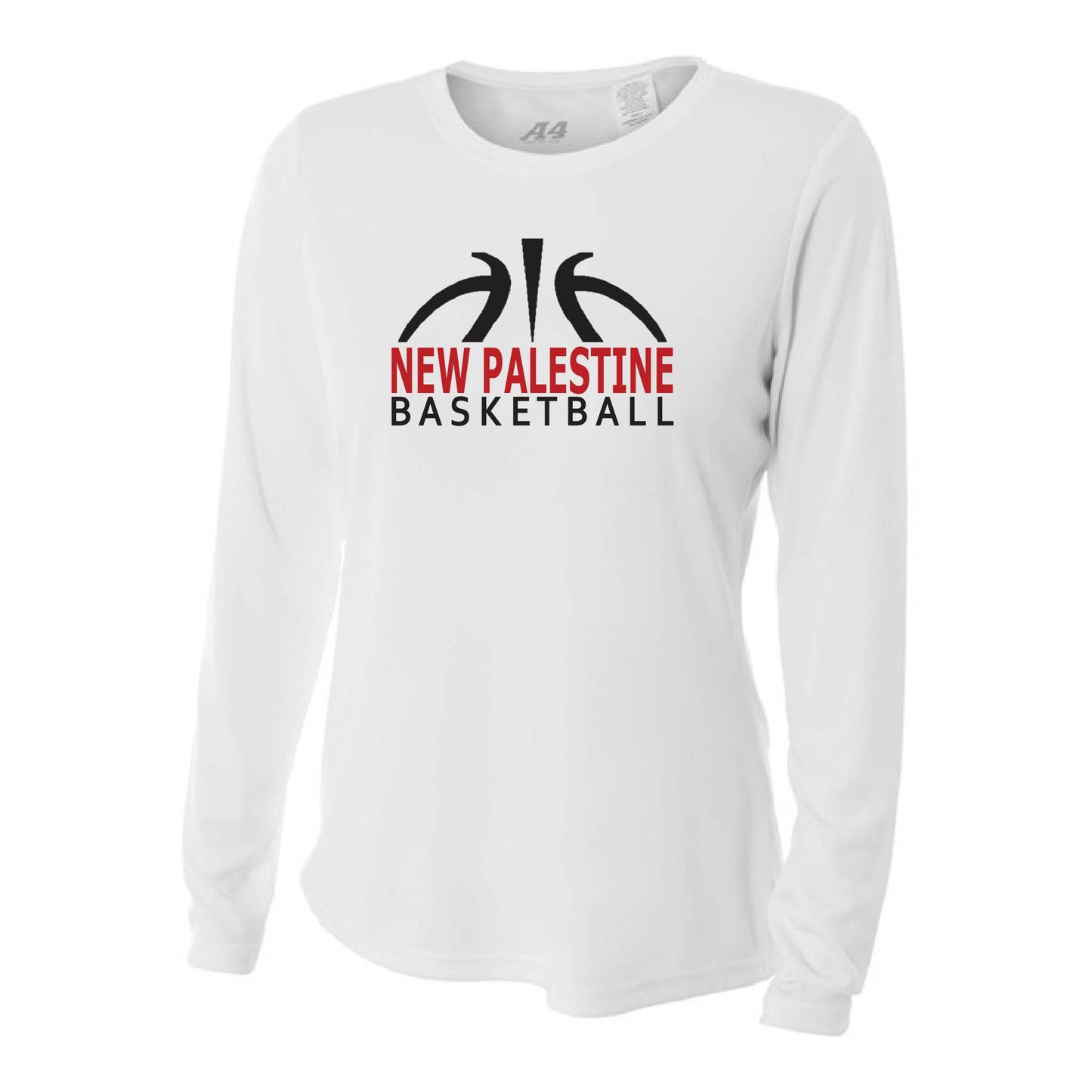 Womens L/S T-Shirt - NP Basketball