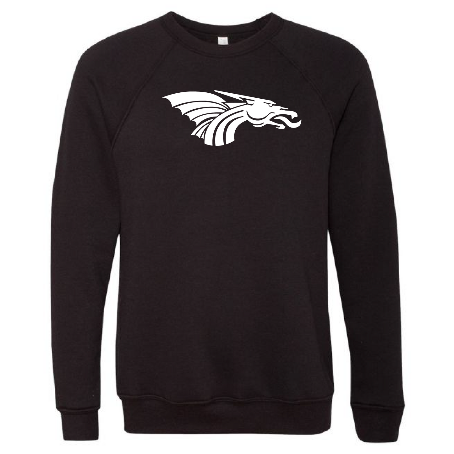 Unisex Sweatshirt - White Dragon Head Logo