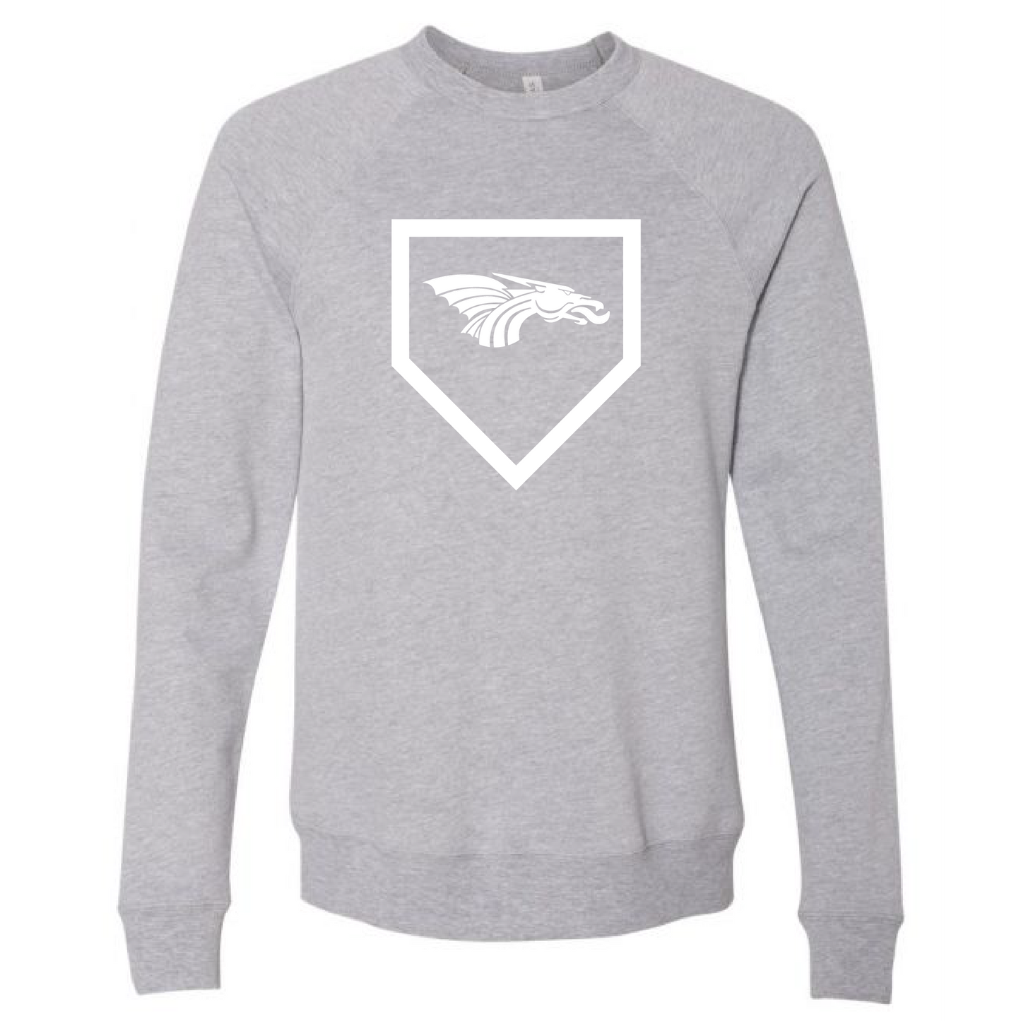 Unisex Sweatshirt - Dragons Baseball Home Plate