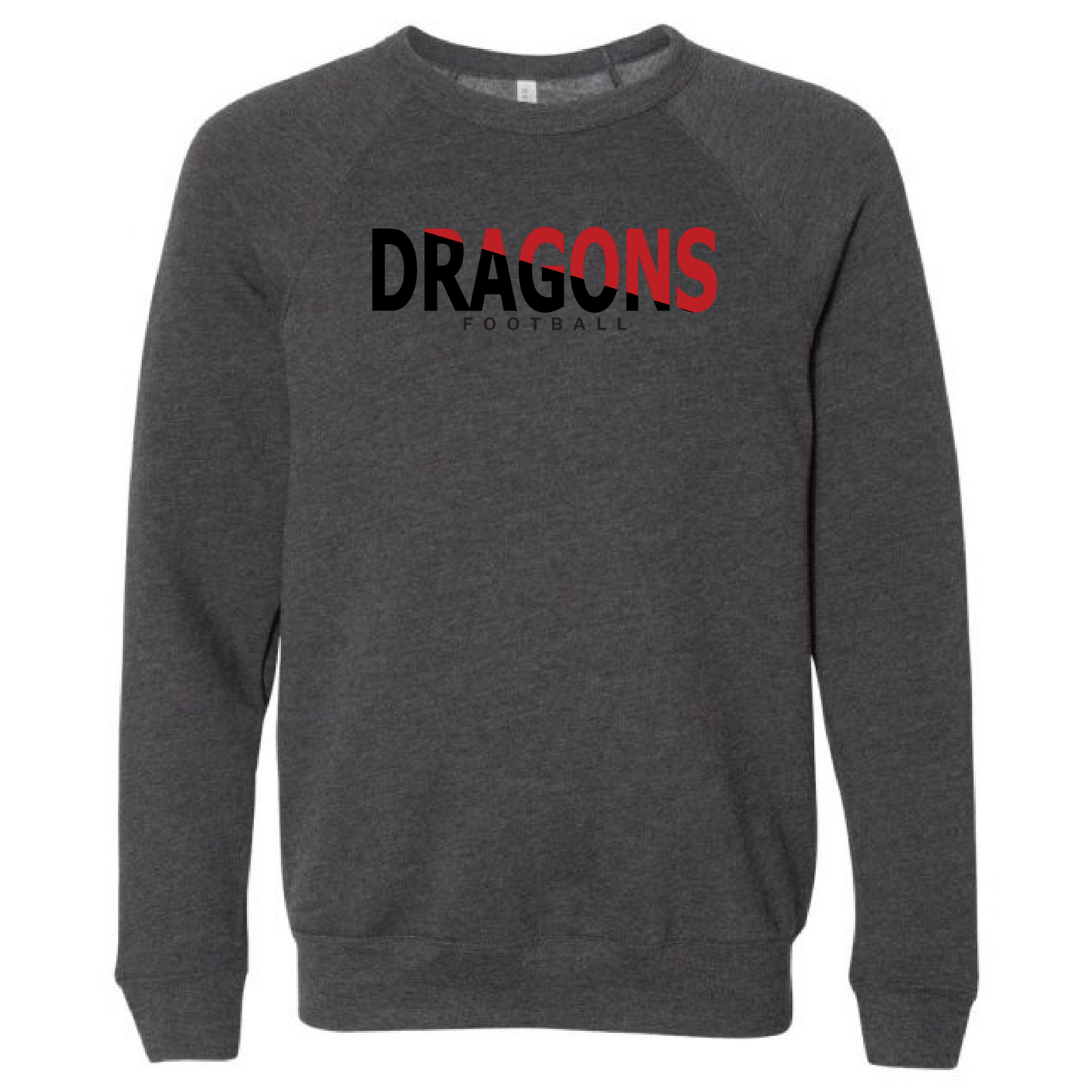 Unisex Sweatshirt - Dragons Football Slashed