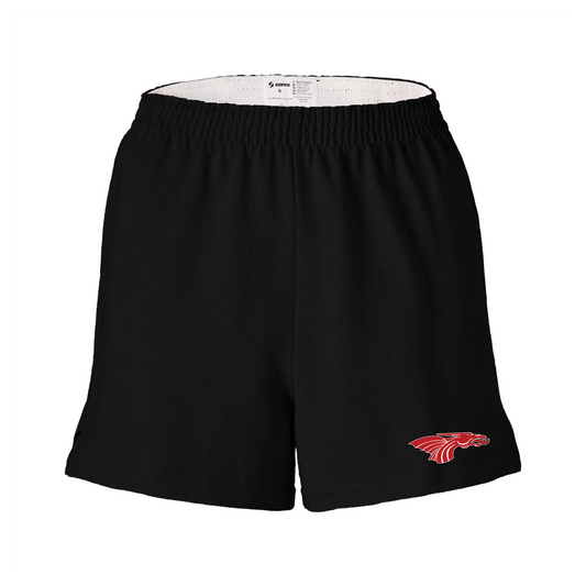 Youth Girls Shorts - Red Dragon Head Logo