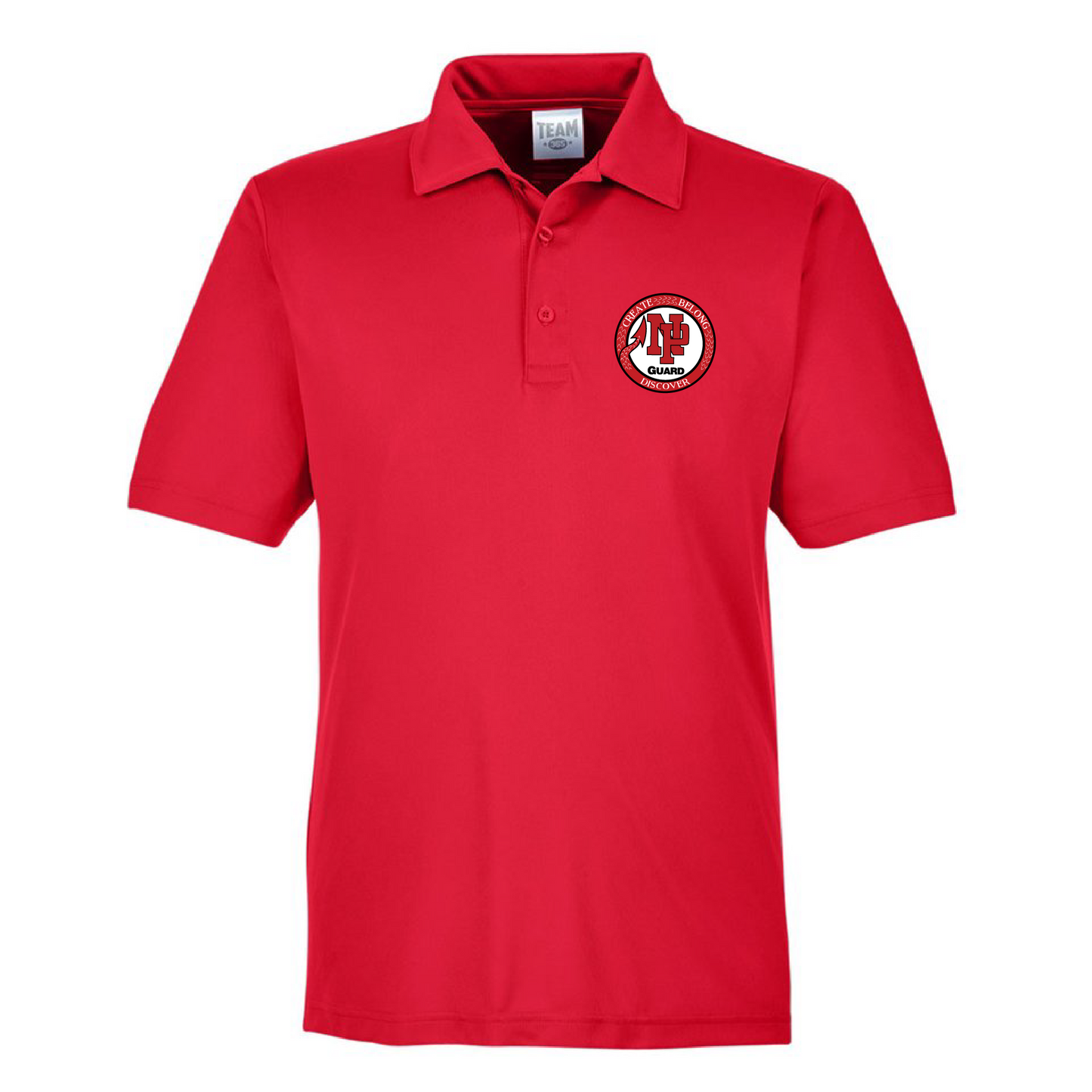 Mens Performance Polo - NP Bands Circle Logo (Guard)