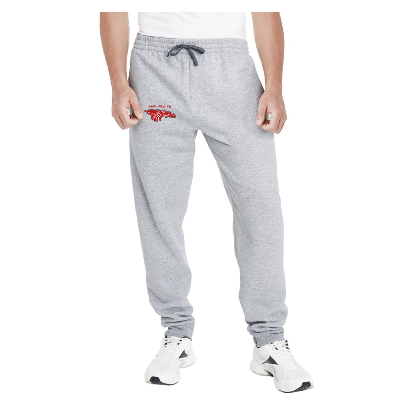 Adult Unisex Joggers - Red Dragon Head Logo