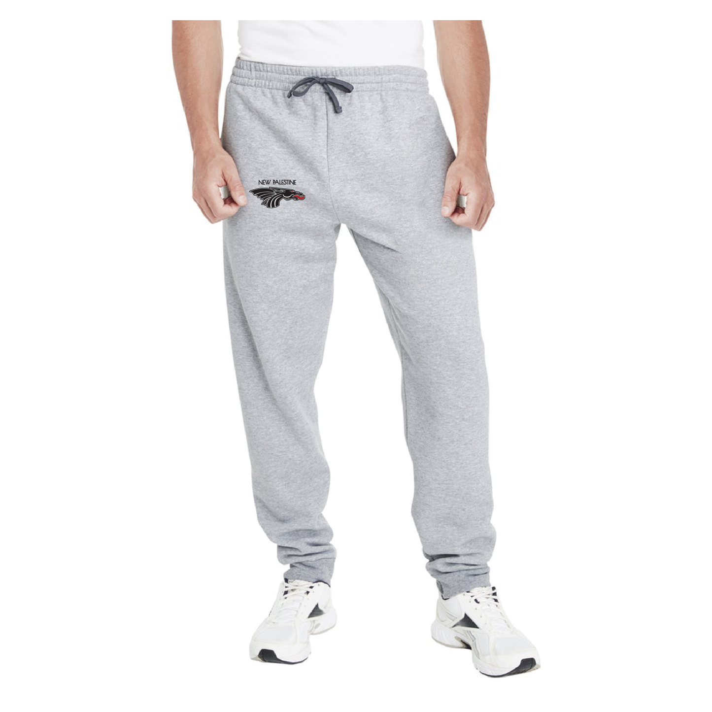 Adult Unisex Joggers - Black Dragon Head Logo