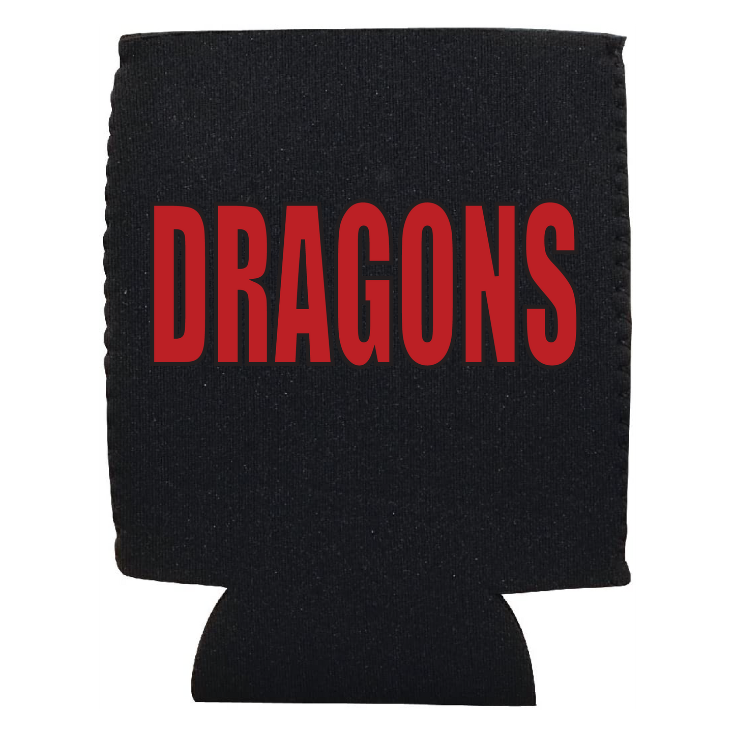 Red DRAGONS Koozie